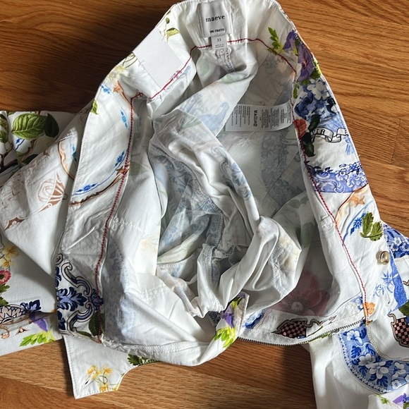 Anthropologie The Colette Cropped Wide-Leg Pants Size 33 NWT - Picture 10 of 16